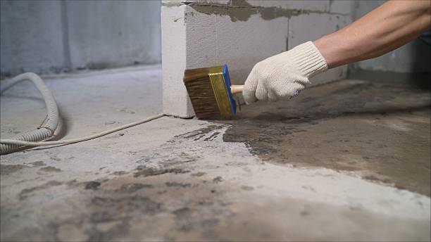 SJ Waterproofing Pros Basement Waterproofing coverage map for Mount Ayr, IN and surrounding area